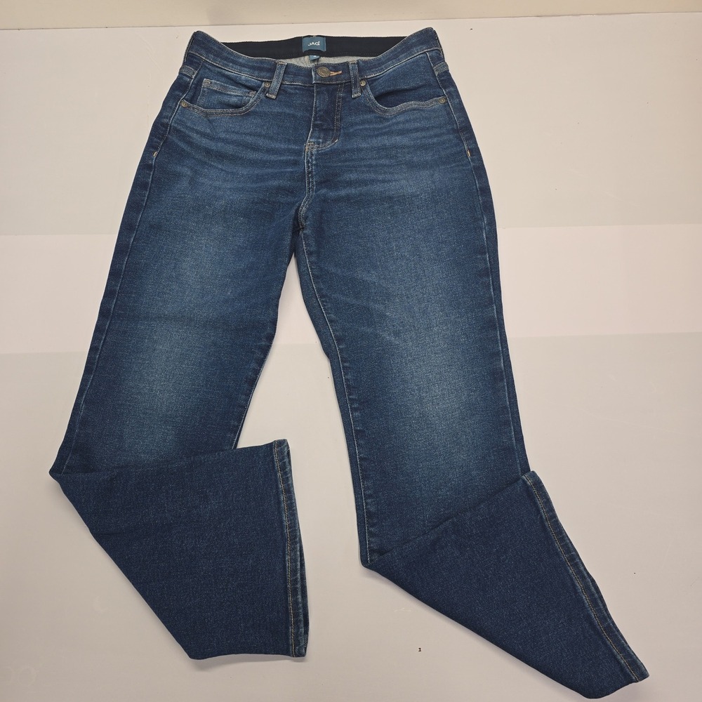 JAG Phoebe Cropped Boot Jeans Size 4/26 Dark Wash‎ Blue Denim J2961SAT425